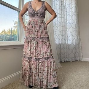 Maxi floral dress